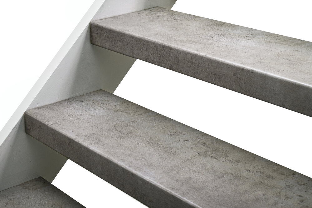 Licht beton Complete CPL traprenovatie set Open trap  