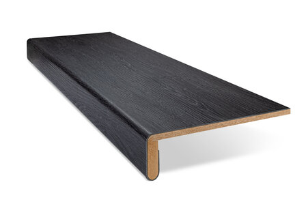 Enkele PVC Overzettrede 30 x 100 cm (Donker eiken) 