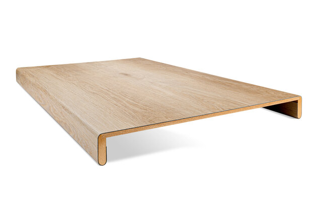 Dubbele PVC Overzettrede 60 x 140 cm (Licht eiken) 