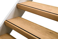 Traprenovatie Eiken Complete Set open trap - Zelf samenstellen Rustiek A