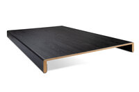 Dubbele PVC Overzettrede 60 x 140 cm (Donker eiken) 